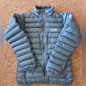 Mountain Hardwear Men's Teal Puffer Jacket Size S
